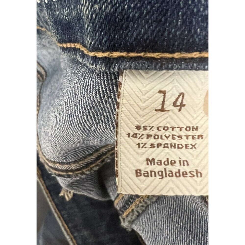 Sonoma Womens Curvy Bootcut Jeans Size 14 Mid Rise Stretch 33" Inseam - Picture 6 of 7